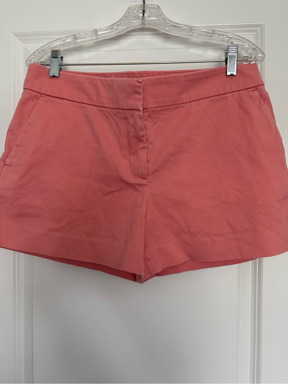 LOFT Coral High-Waist Casual Shorts